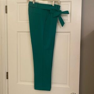 Loft Kelly green Devin slim pants